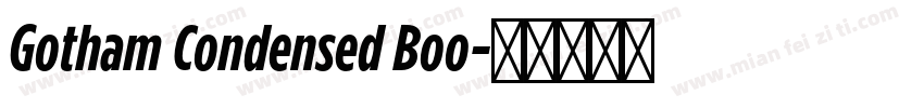 Gotham Condensed Boo字体转换